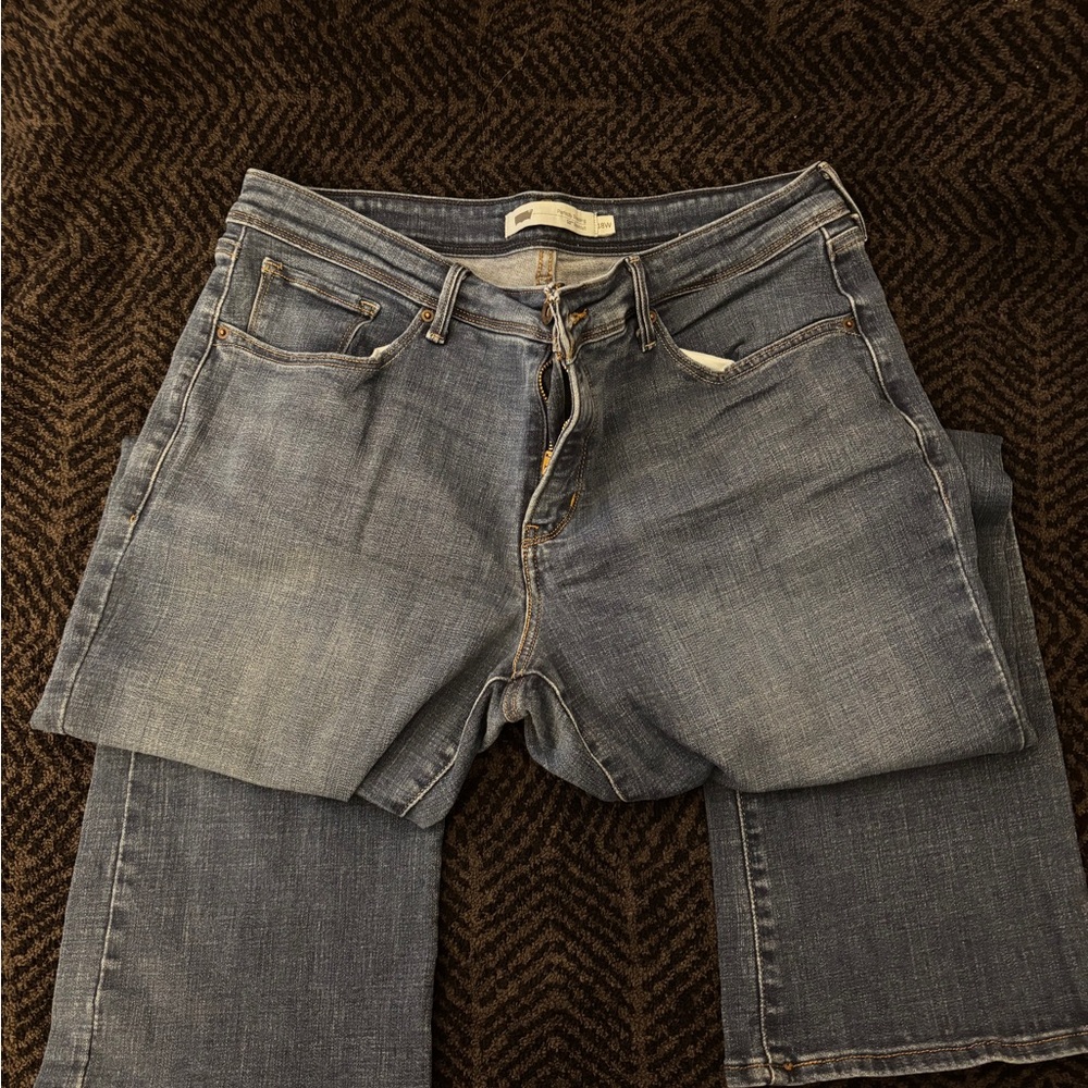 Levi's Dark Blue Denim Jeans 512 18w